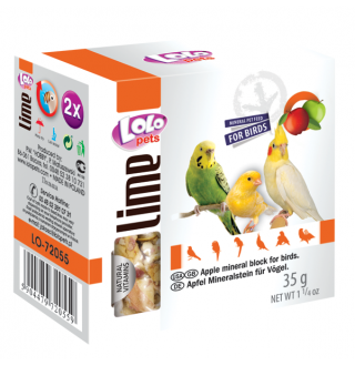 Lolopets мінеральний камінь для птахів-яблуко 35гр. LO-72055