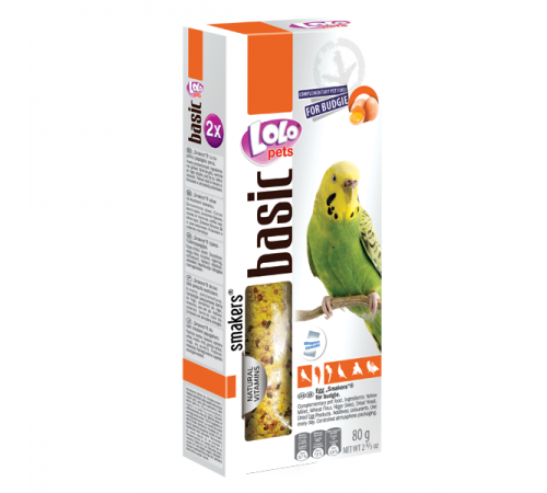 Lolopets Smakers с яйцем для хвилястих папуг 80гр. LO-72106