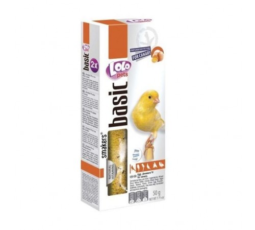 Lolopets Smakers з яйцем для канарок 60гр. LO-72507