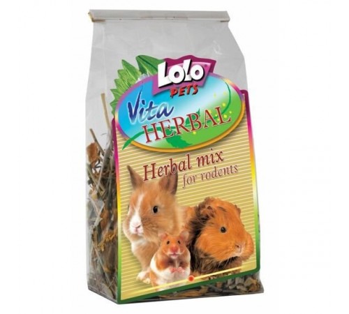 Lolopets Herbal- Трав'яна- суміш лікарських трав/гризунів 40гр LO-74104