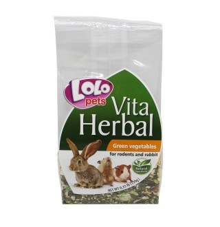 Lolopets Herbal - зелені овочі для гризунів 150гр LO-74120
