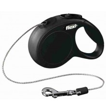 TRIXIE FlexiNew CLASSIC,XS: (3м/до8кг)трос,чорний TX-11771