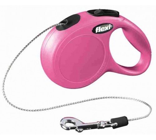 TRIXIE FlexiNew CLASSIC(3м/до8кг)рожевий TX-11776