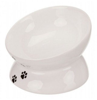 TRIXIE Миска для котів(кераміка),0.15л/13см,білий TX-24798