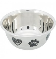 TRIXIE Миска з гум.основою(метал), 0.5л/13см TX-25271