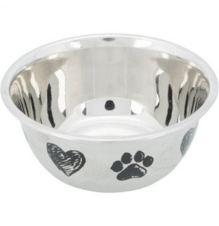 TRIXIE Миска з гум.основою(метал), 0.5л/13см TX-25271
