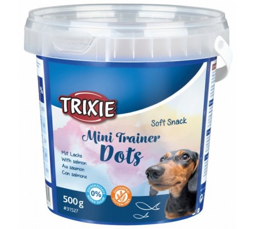 TRIXIE Ласощі Mini Trainer Dotsдля собак(лосось)500гр TX-31527