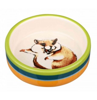 TRIXIE Миска для хом'яка(кераміка) 80мл/8см, кольорова TX-60801