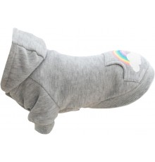 TRIXIE Толстовка Rainbow Falls, XXS: 18см, світло-сірий TX-680800
