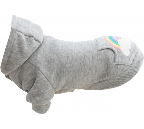 TRIXIE Толстовка Rainbow Falls, XXS: 18см, світло-сірий TX-680800