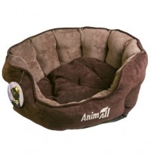 AnimAll Лежак Royal Velours M CHOCOLATE (53х47х21) 1093