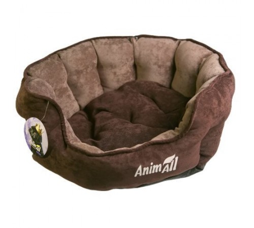 AnimAll Лежак Royal Velours M CHOCOLATE (53х47х21) 1093