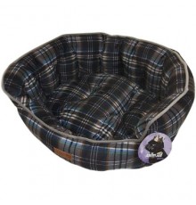 AnimAll Лежак Royal Soft-2 M клітина BLACK-MARINE (59x53x23) - 9173-1712C 4505