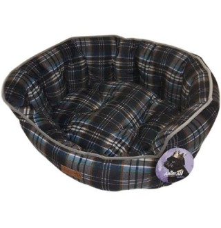 AnimAll Лежак Royal Soft-2 M клітина BLACK-MARINE (59x53x23) - 9173-1712C 4505