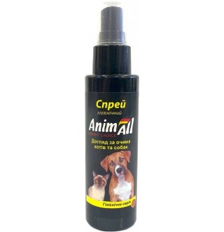 AnimAll Гігієнічний спрей для очей собак та котів, 100 мл