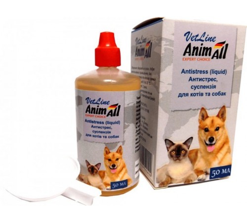 AnimAll VetLine Антистрес, суспензія, для котів та собак, 50 мл
