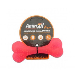 AnimAll Fun Кістка 12 см коралова 88113