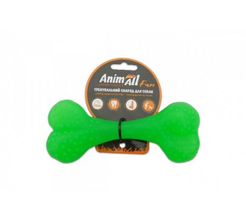 AnimAll Fun ЛЮМІ кістка 15 см зелена
