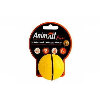 AnimAll Fun м'яч тренувальний 5 см жовтий