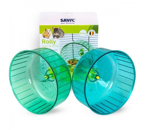 Savic Rolly Jumbo тренажер колесо для хом'яків и щурів, пластик, 19Х9см. (0186)