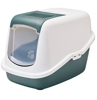Savic Nestor Nordic закритий туалет для котів, сіро-зелений, 56х39х38,5см (0227 0WMG)