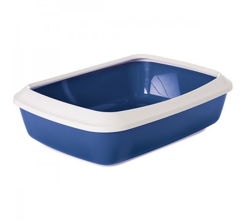 Savic IRIZ NORDIC 42 туалет з бортиком для котів, синій, 42х31х12,5см (0263 0WCB)