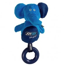 JOYSER Puppy СЛОН З КІЛЬЦЕМ (Elephant with Ring) іграшка для цуценят, синій, S/M, 21 см (07035)