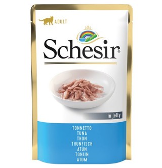 Schesir ТУНЕЦЬ (Tuna) в желе консерви для котів, пауч, 85 г, (C560) (171009х20шт)