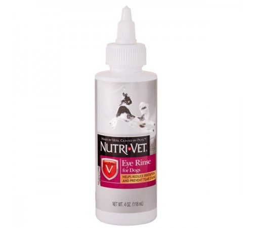 Nutri-Vet Eye Rinse - очні краплі "Чисті очі" для собак, 118мл