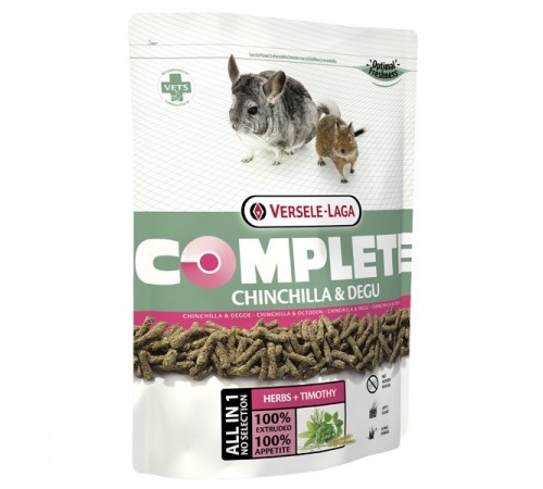 VL Complete ШИНШИЛА ДЕГУ (Chin&Degu) корм для шиншил і дегу, 0,5 кг (612552)