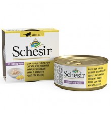 Schesir КУРКА З АНАНАСОМ (Chicken Pineapple) консерви для кішок, банка , 75 г., (C351) (613516х14шт)