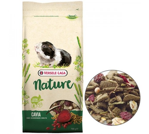 Versele-Laga Nature Cavia - суперпреміум беззерновий корм для морських свинок, 700г