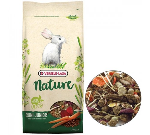 VL Nature КРОЛЕНЯТА НАТЮР (Сuni Junior) зернова суміш суперпреміум для кроленят,0,7кг (614075)