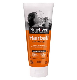 Nutri-Vet Гель для виведення шерсті (Hairball Paw-Gel) для котів, 85 г. (99850х6шт)