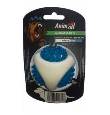 AnimAll GrizZzly Іграшка світлова LED-м'яч біло-синій 9819
