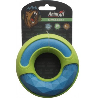 AnimAll GrizZzly Іграшка подвійне кільце, blue/green 9925