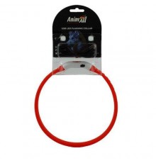 AnimAll Нашийник LED-М 55 см червоний (з підзарядкою USB) 0174
