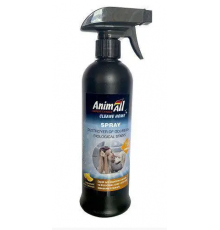 AnimAll Cleane home Спрей-винищувач запахів та біологічних плям, кориця з апельсином, 500 мл