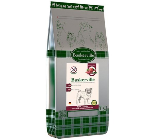 Baskerville HF Adult Корм для собак малих порід 7.5кг