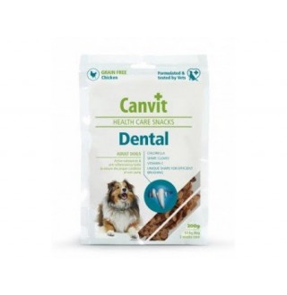 Canvit Dental - напіввологі ласощі для догляду за зубами та ротовою порожниною собак 200г
