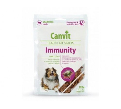 Canvit Immunity - напіввологі ласощі для зміцнення імунітету собак 200г