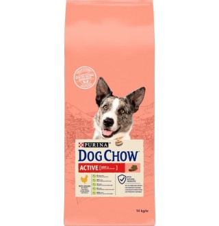 Purina Dog Chow Adult Active - сухий корм з куркою для активних дорослих собак, 14кг