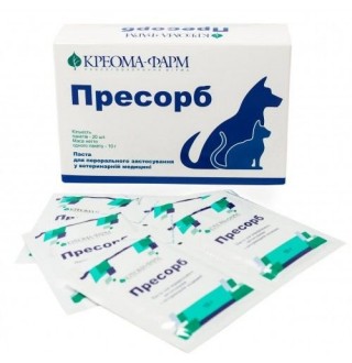 Креома-Фарм Пресорб - адсорбент для собак і котів в формі гідрогелю, 20шт