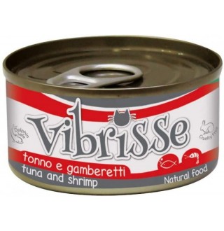 VIBRISSE Конcерви для котів тунец/креветки, 70г