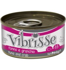 VIBRISSE Конcерви для котів тунець/краб, 70г