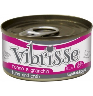 VIBRISSE Конcерви для котів тунець/краб, 70г