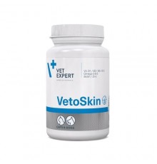 VetExpert VetoSkin - харчова добавка для здоров'я шкіри і шерсті котів та собак, 60шт