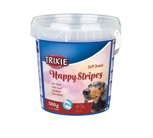 TRIXIE Ласощі для собакHappyStripes(яловичина)500гр TX-31499
