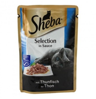 SHEBA ПРОМО 2 x12 НОВА! cij POU з тунцем в соусі 2x12*85г