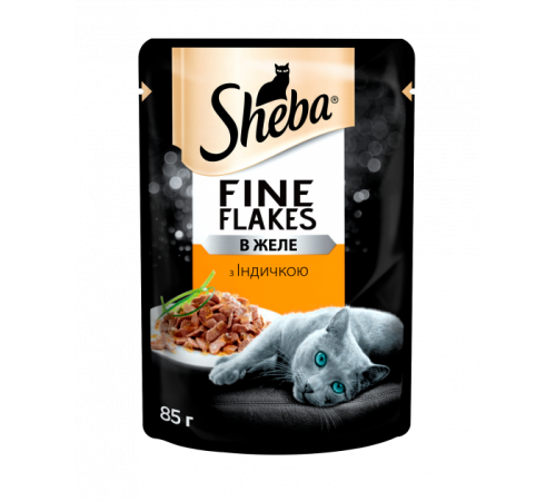 SHEBA cij POU з індичкою в желе 12*85 г